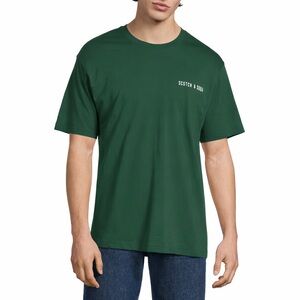 Scotch & Soda Men's Cypress Green Short Sleeved Tee